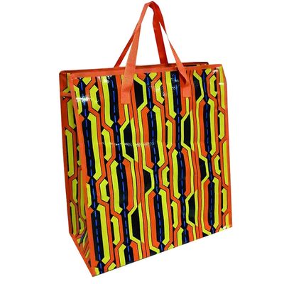 ISO9001 Customized Logo PP Zipper Bags Woven Polypropylene