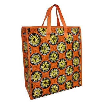 Custom Order Accepted Printed Woven Bags With Pp Webbing Woven Handles