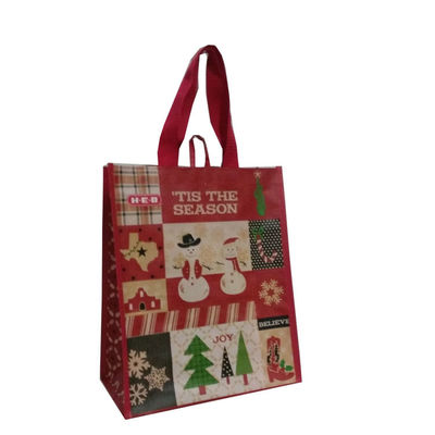 30cmPP Reusable Shopping Tote Bag Red Wine Gift Bags Reusable Tote Bags With Logo