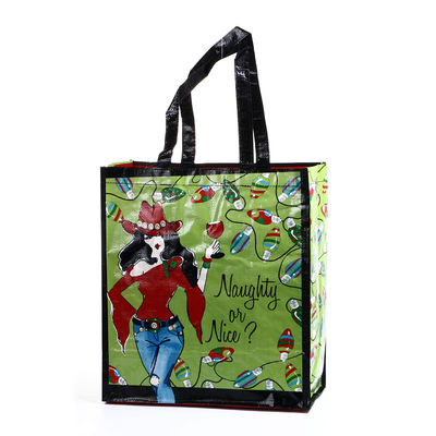 30cmPP Reusable Shopping Tote Bag Red Wine Gift Bags Reusable Tote Bags With Logo