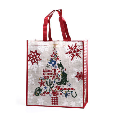 30cmPP Reusable Shopping Tote Bag Red Wine Gift Bags Reusable Tote Bags With Logo
