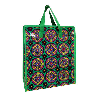 Colorful Laminated Pp Non Woven Bags Biodegradable Zip Shopping Bag Non Woven 50cm