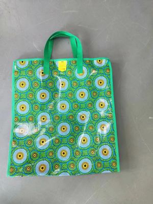 recyclable laminated printed colorful design pp shopping bag