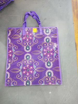 recyclable laminated printed colorful design pp shopping bag
