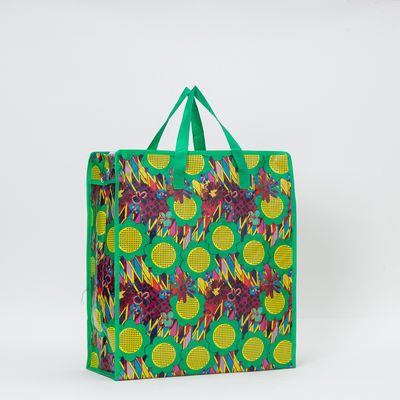 printed Non woven shopping bag with long handle