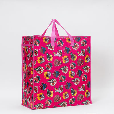 printed Non woven shopping bag with long handle