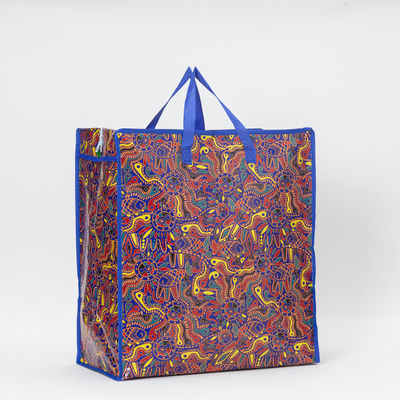 printed Non woven shopping bag with long handle