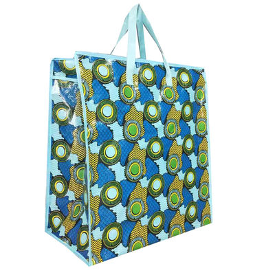 Bopp Laminated PP Woven Shopping Bag Custom Printed Recycled