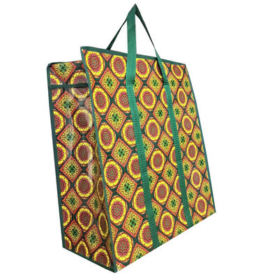 factory directly sell shiny pp woven zip shopping bags