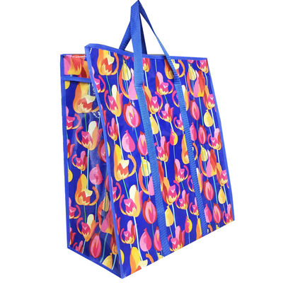 customized logo  designs printing pp shopping bags zip shopping bags