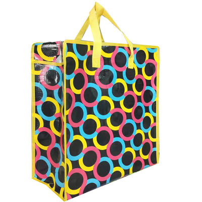 customized logo  designs printing pp shopping bags zip shopping bags