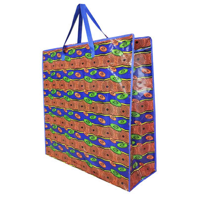 laminated bopp  customized pp woven shopping bags /colorful pp woven iron zip bags