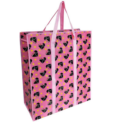 Customized Black Non Woven Shopping Bag Pp Laminated Non Woven Customized Logo