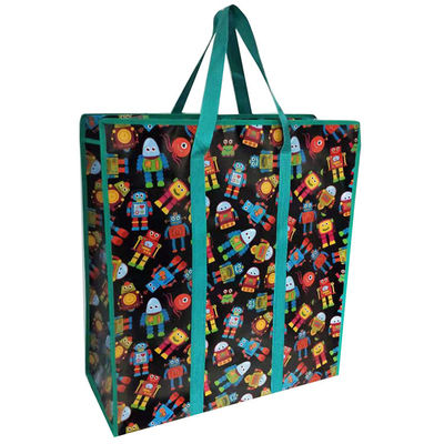 Customized Bopp Pp Laminated Woven Bags Recycled Handled Woven Laminated Polypropylene Bags