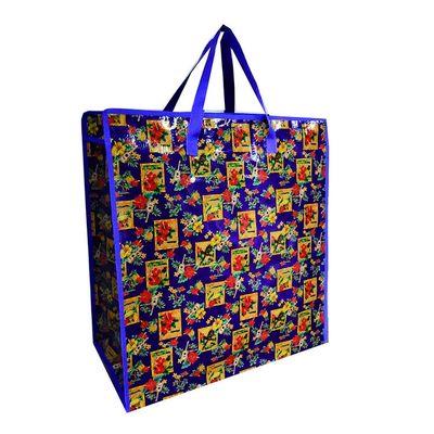 Eco Friendly Matte Laminated Woven Bags Shopping Tote Pp Woven Bags CMYK Printing