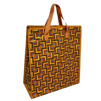 Eco Friendly Matte Laminated Woven Bags Shopping Tote Pp Woven Bags CMYK Printing