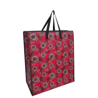 Grocery Woven Shopper Non Woven Poly Bags Lamination Woven Reusable Shopping Bag