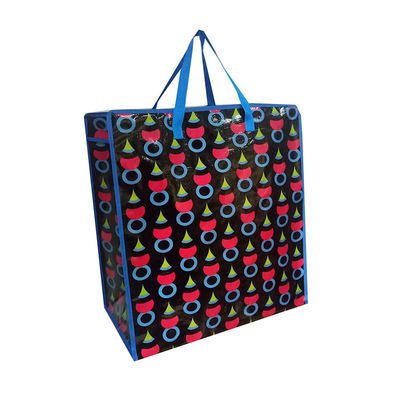 Grocery Woven Shopper Non Woven Poly Bags Lamination Woven Reusable Shopping Bag