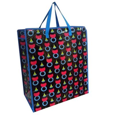 Grocery Woven Shopper Non Woven Poly Bags Lamination Woven Reusable Shopping Bag