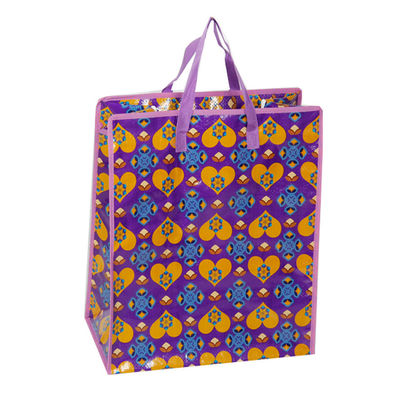hot  sell   pp woven  colorful  shopping  bag  lamination