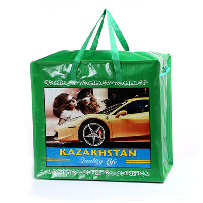 Spot Printing PP Woven Shopping Bag Recycled Plastic Woven Bags ODM