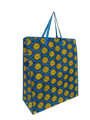 Spot Printing PP Woven Shopping Bag Recycled Plastic Woven Bags ODM
