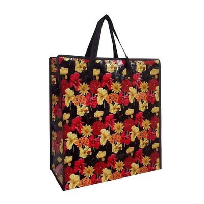 CMYK Glossy Matte Pp Woven Shopping Bag Market Reusable Shopping Bags