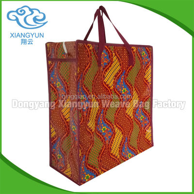 Flower Design PP Shopping Bag  Environmental Protection Polypropylene Reusable Grocery Bag