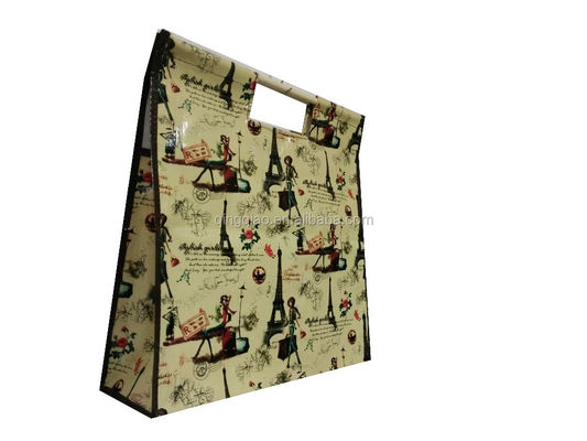 environment polypropylene woven shopper bag/eco-friendly gravure printing pp woven bag package shopping bag