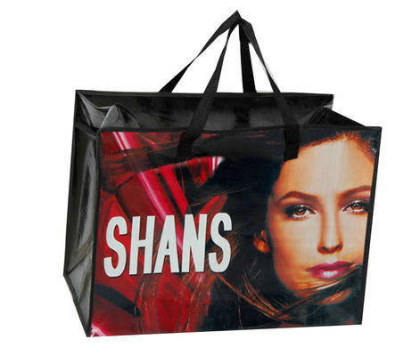 environment polypropylene woven shopper bag/eco-friendly gravure printing pp woven bag package shopping bag