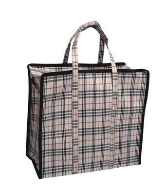 Cheap And High Quality China PP Check Bag Reusable Shopping Bags With Handles