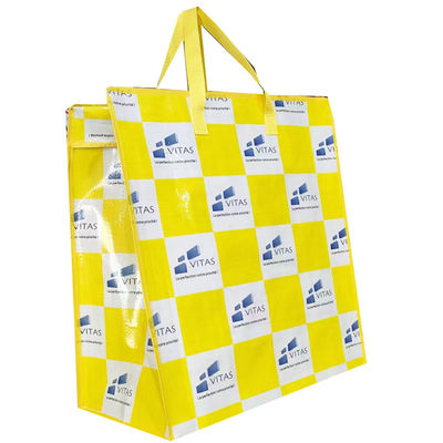 Washable Pp Woven Grocery Tote Bag Washable Large Reusable Shopping Bags