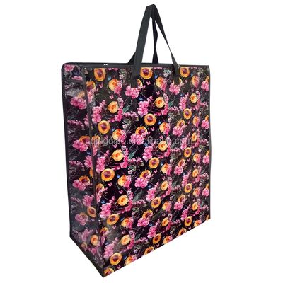 Washable Pp Woven Grocery Tote Bag Washable Large Reusable Shopping Bags