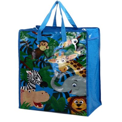 Strong Sturdy Shopping Laminated Woven Bags Customized Size