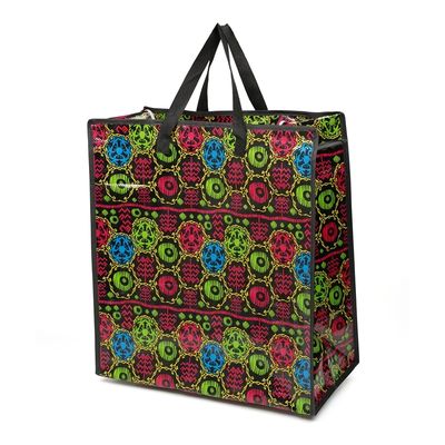 Gravure Printing Customized Shopping Bags With PP Webbing Handle Polypropylene Reusable Bags