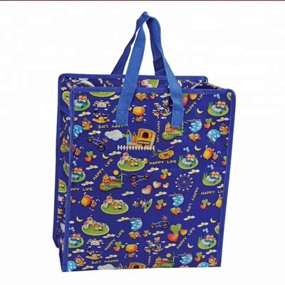Cmyk print Or Panton Color Zipper Bags Fashionable Travel Bags 150Gsm