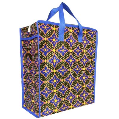 Customizable Reusable Woven Grocery Bags Eco Friendly Shopping Totes Cmyk Or Panton Color