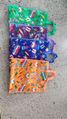 Various Sizes Personalized Recycled Shopping Bags Made With Eco Friendly Materials