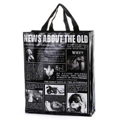 Waterproof PP Check Bag with Adjustable Strap and Zipper Closure