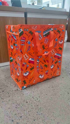 Custom PP Woven Shopping Bags with Eco-Friendly Ink Printing